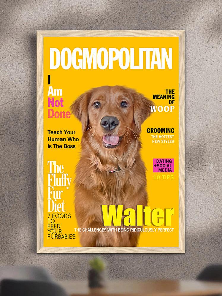 Dog/Catsmopolitan Magazine Cover - Custom Pet Poster - NextGenPaws Pet Portraits