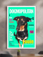 Load image into Gallery viewer, Dog/Catsmopolitan Magazine Cover - Custom Pet Poster - NextGenPaws Pet Portraits