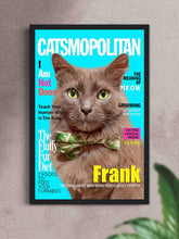 Load image into Gallery viewer, Dog/Catsmopolitan Magazine Cover - Custom Pet Poster - NextGenPaws Pet Portraits