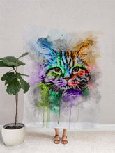 Load image into Gallery viewer, Colourful Painting - Custom Pet Blanket - NextGenPaws Pet Portraits