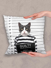 Load image into Gallery viewer, The Convict - Custom Pet Pillow - NextGenPaws Pet Portraits
