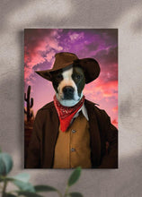 Load image into Gallery viewer, Cowboy - Custom Pet Canvas - NextGenPaws Pet Portraits