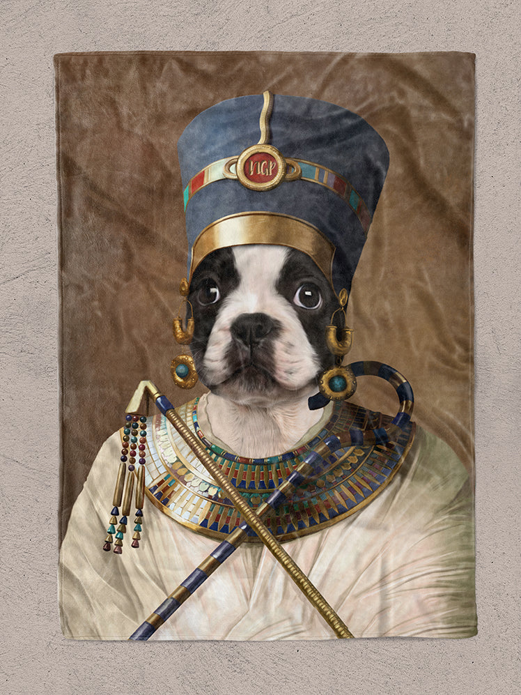 The Egyptian Queen - Custom Pet Blanket