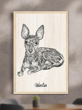 Load image into Gallery viewer, Pencil Sketch - Custom Pet Poster - NextGenPaws Pet Portraits