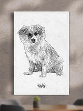 Load image into Gallery viewer, Pencil Sketch - Custom Pet Poster - NextGenPaws Pet Portraits