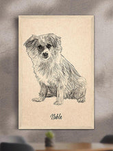 Load image into Gallery viewer, Pencil Sketch - Custom Pet Poster - NextGenPaws Pet Portraits