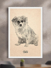 Load image into Gallery viewer, Pencil Sketch - Custom Pet Poster - NextGenPaws Pet Portraits