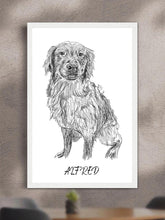 Load image into Gallery viewer, Pencil Sketch - Custom Pet Poster - NextGenPaws Pet Portraits