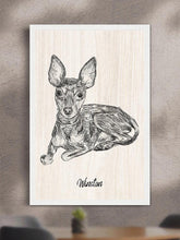 Load image into Gallery viewer, Pencil Sketch - Custom Pet Poster - NextGenPaws Pet Portraits
