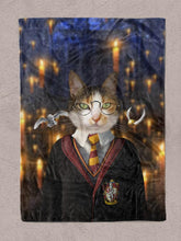 Load image into Gallery viewer, Harry Pawter - Custom Pet Blanket - NextGenPaws Pet Portraits