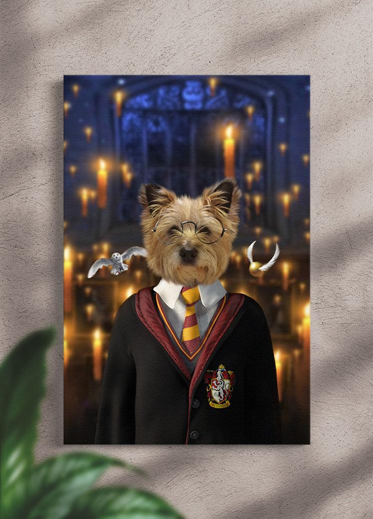 Harry Pawter - Custom Pet Portrait - NextGenPaws Pet Portraits