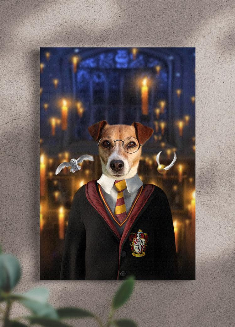 Harry Pawter - Custom Pet Portrait - NextGenPaws Pet Portraits