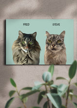 Load image into Gallery viewer, Minimalist Classic Sibling Design - Custom Pet Portrait