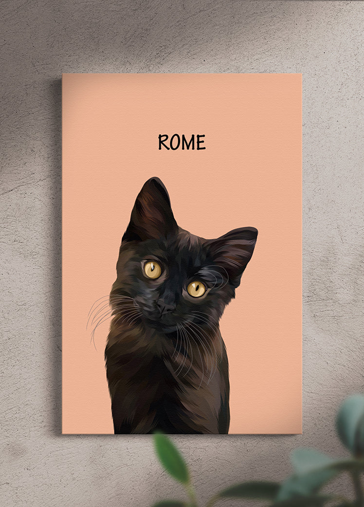 Minimalist Classic Design - Custom Pet Portrait