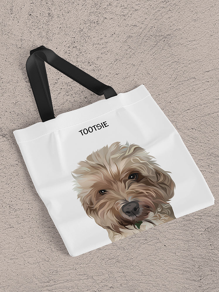 Minimalist Classic Design - Custom Pet Tote Bag