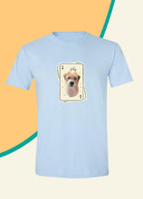 Load image into Gallery viewer, King Playing Cards - Unisex Custom Pet TShirt - NextGenPaws Pet Portraits