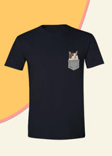 Load image into Gallery viewer, Minimalist Style Pocket - Custom Pet TShirt - NextGenPaws Pet Portraits
