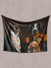 Load image into Gallery viewer, The Aristocrats - Custom Sibling Pet Blanket - NextGenPaws Pet Portraits