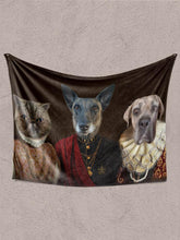 Load image into Gallery viewer, The Besties - Custom Sibling Pet Blanket - NextGenPaws Pet Portraits
