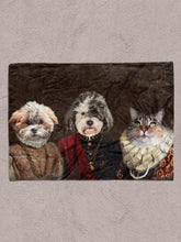 Load image into Gallery viewer, The Besties - Custom Sibling Pet Blanket - NextGenPaws Pet Portraits