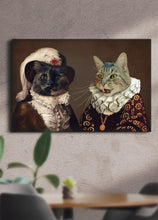 Load image into Gallery viewer, The Bourgeois Sisters - Custom Sibling Pet Portrait - NextGenPaws Pet Portraits