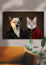 Load image into Gallery viewer, The Bourgeois Couple - Custom Sibling Pet Portrait - NextGenPaws Pet Portraits
