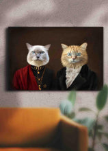 Load image into Gallery viewer, The Bourgeois Couple - Custom Sibling Pet Portrait - NextGenPaws Pet Portraits
