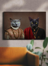 Load image into Gallery viewer, The Purple Couple - Custom Sibling Pet Portrait - NextGenPaws Pet Portraits
