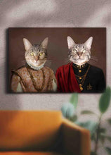 Load image into Gallery viewer, The Purple Couple - Custom Sibling Pet Portrait - NextGenPaws Pet Portraits