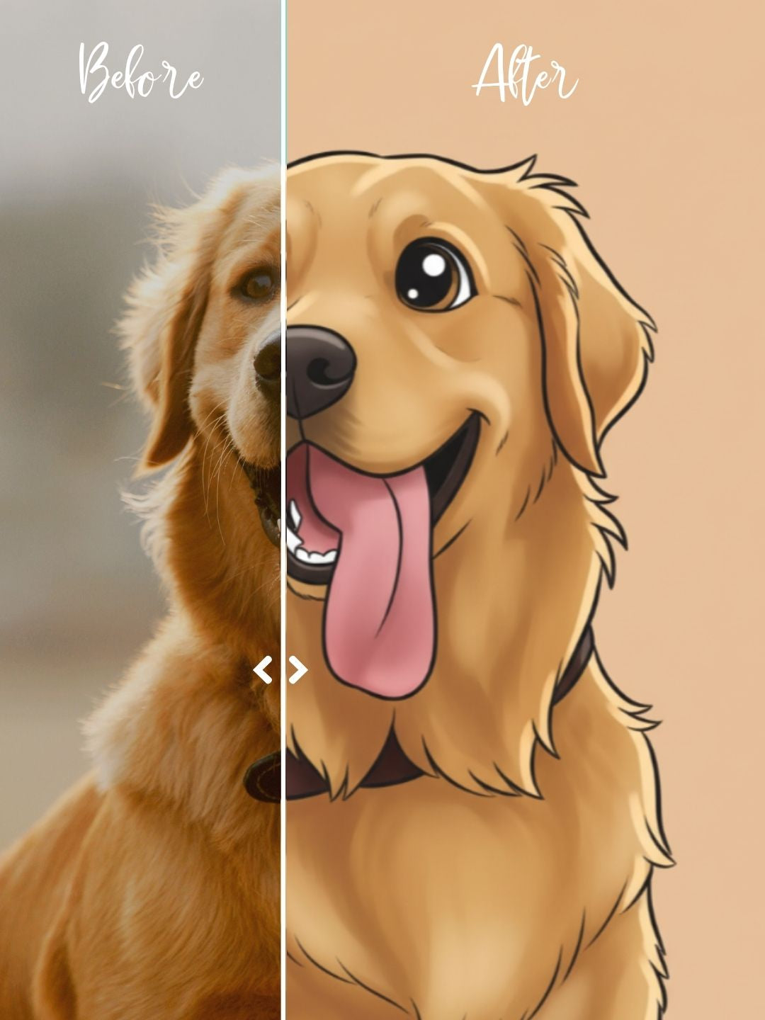 Custom Pet Portraits Canvas - Powered By AI