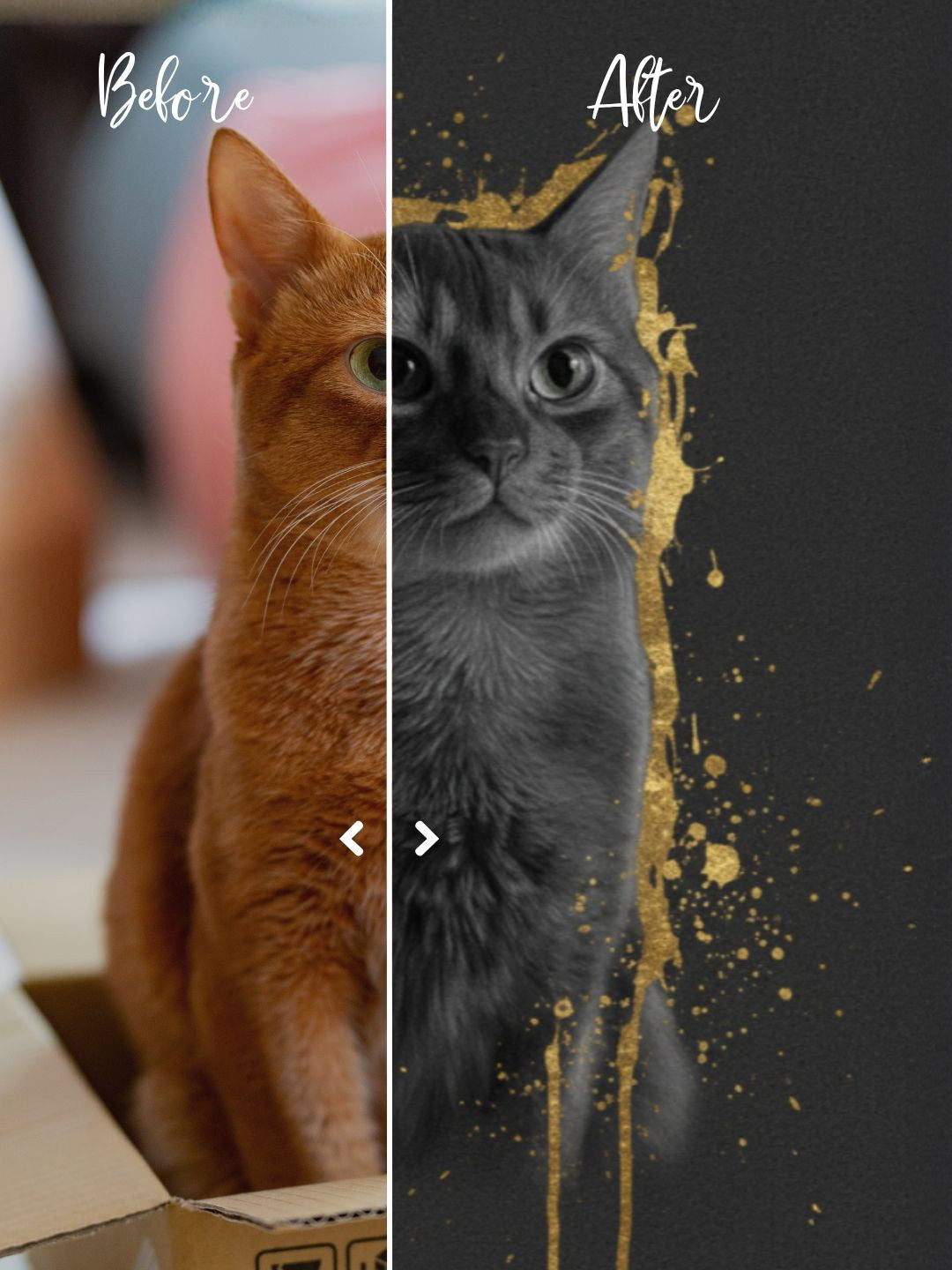 Custom Pet Portraits Canvas - Powered By AI