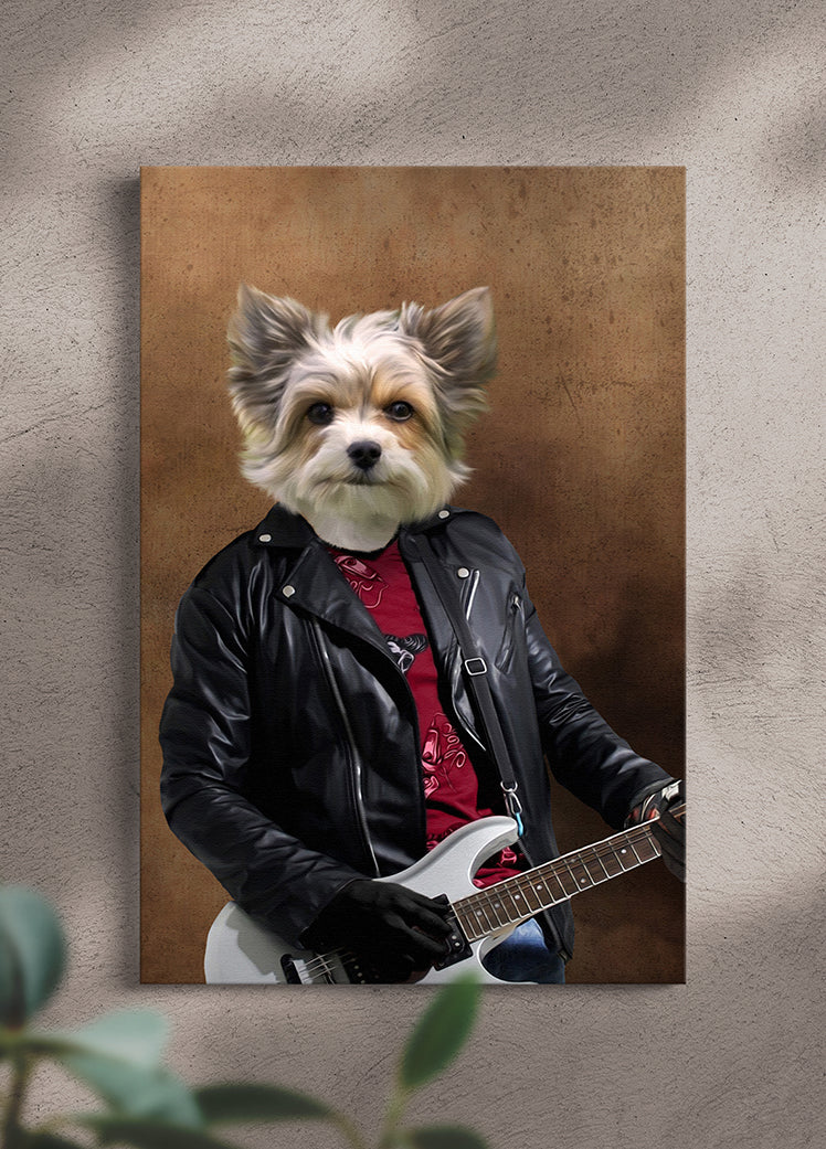 The Guitarist - Custom Pet Portrait