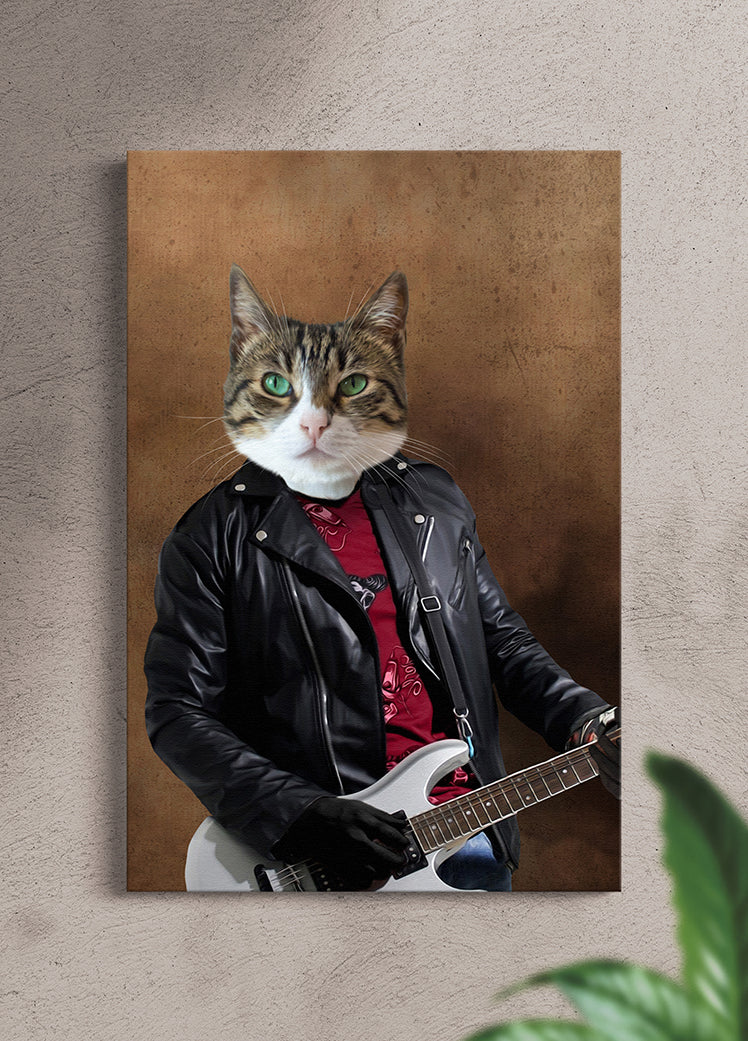 The Guitarist - Custom Pet Portrait