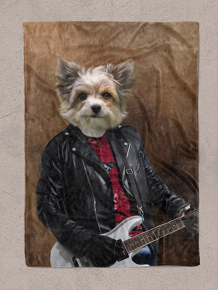 The Guitarist - Custom Pet Blanket