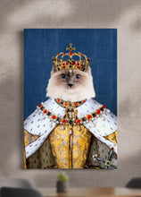 Load image into Gallery viewer, The Crowned Queen - Custom Pet Portrait
