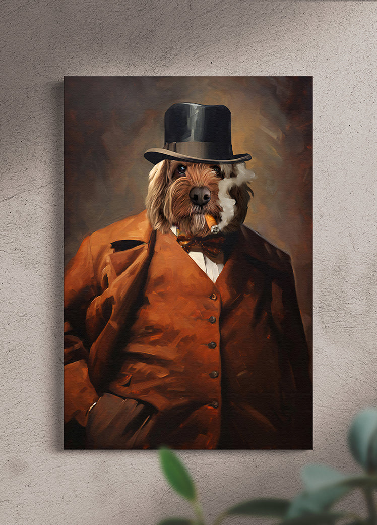 The Mobster - Custom Pet Portrait