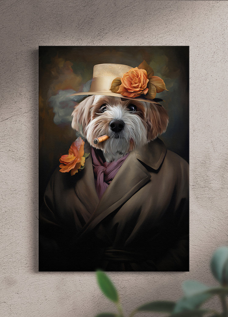 The Socialite - Custom Pet Portrait
