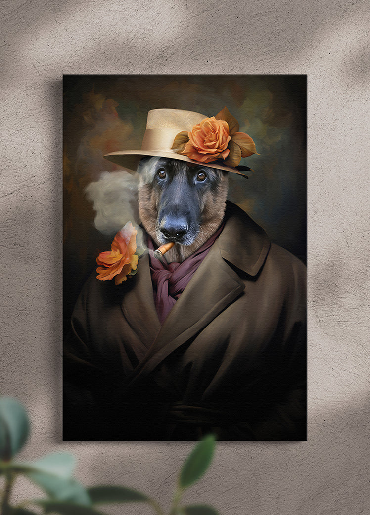The Socialite - Custom Pet Portrait