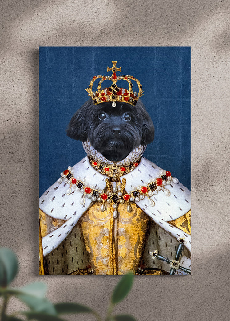The Crowned Queen - Custom Pet Portrait