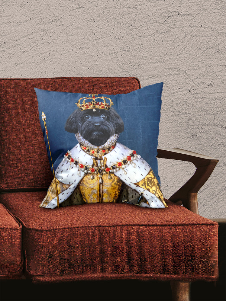 The Crowned Queen - Custom Pet Pillow