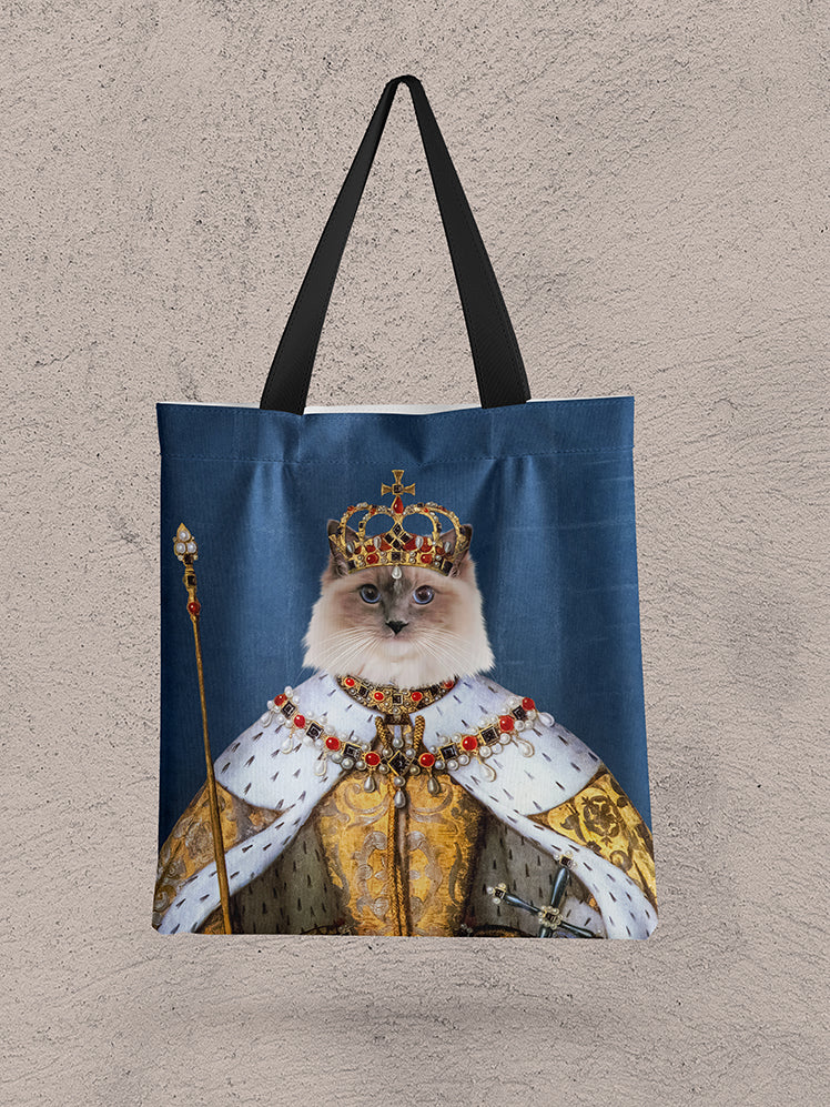 The Crowned Queen - Custom Pet Tote Bag