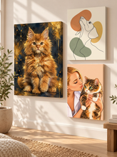 Load image into Gallery viewer, Custom Pet Portraits Canvas - Powered By AI (Classic)
