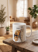 Load image into Gallery viewer, Custom Pet Portraits Mug - Powered By AI (Classic)
