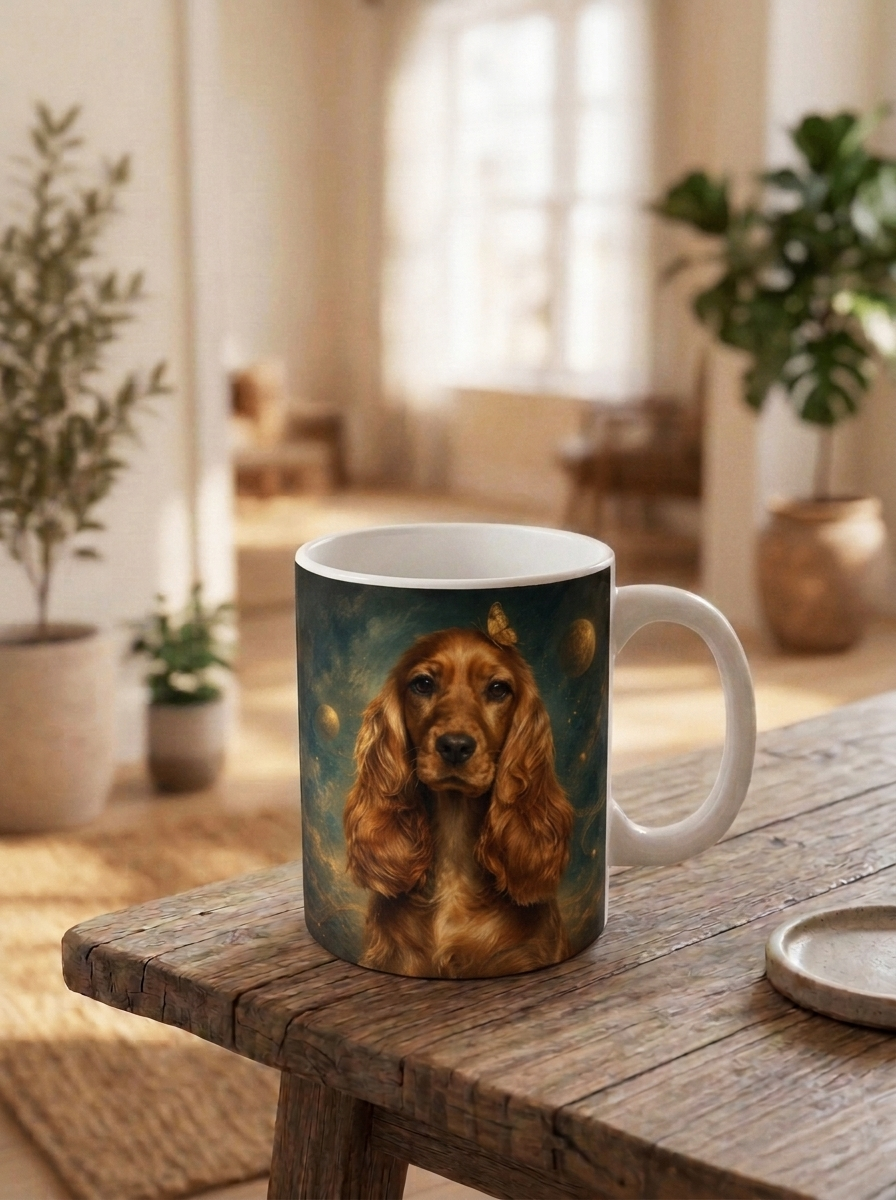 Custom Pet Portraits Mug - Powered By AI (Bold)