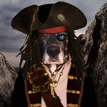 Load image into Gallery viewer, Pirate - Custom Pet Portrait - NextGenPaws Pet Portraits

