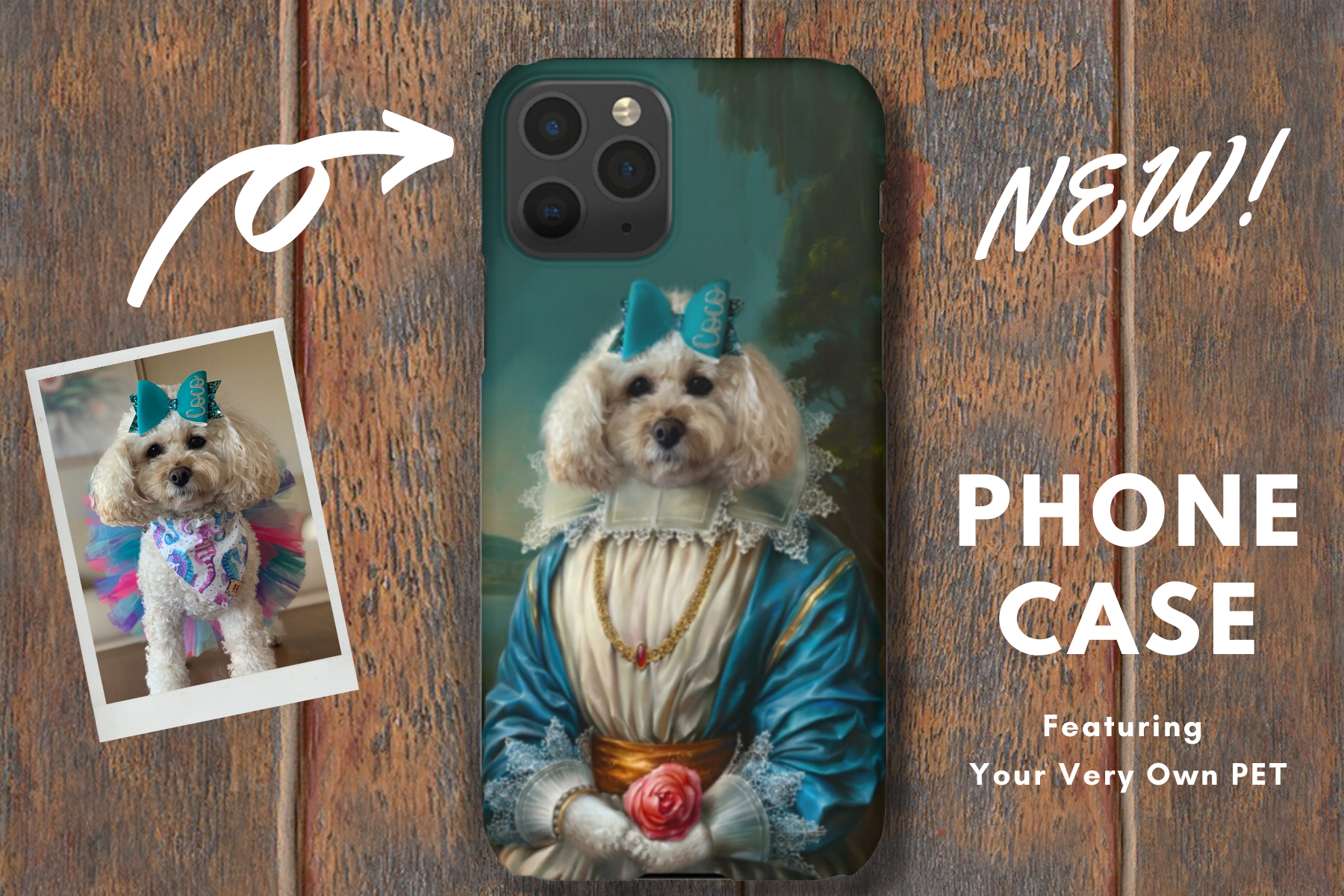 Custom Pet Phone Cover - NextGenPaws Pet Portraits