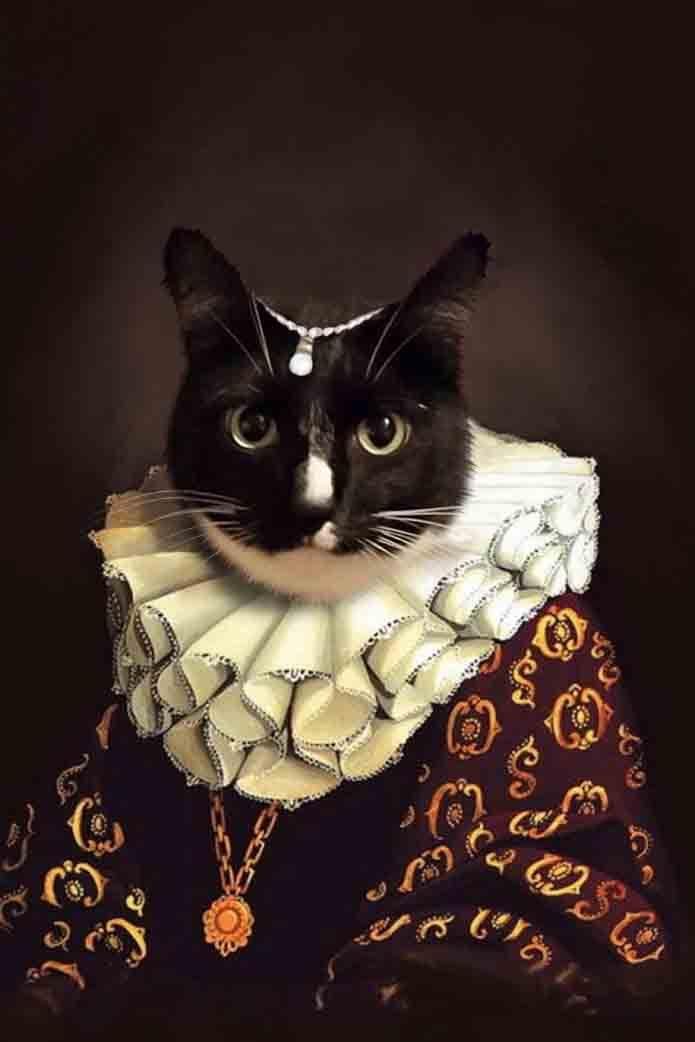 The Collarette - Custom Pet Portrait - NextGenPaws Pet Portraits