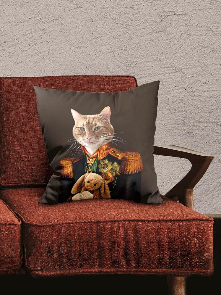 The Admiral - Custom Pet Pillow - NextGenPaws Pet Portraits