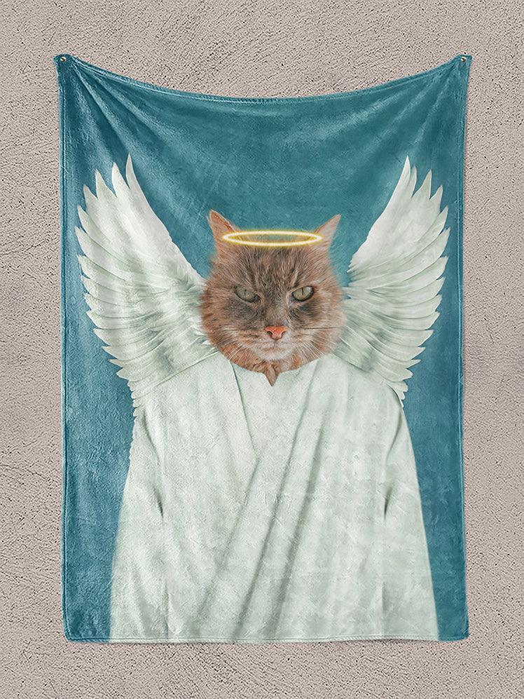The Angel - Custom Pet Blanket - NextGenPaws Pet Portraits