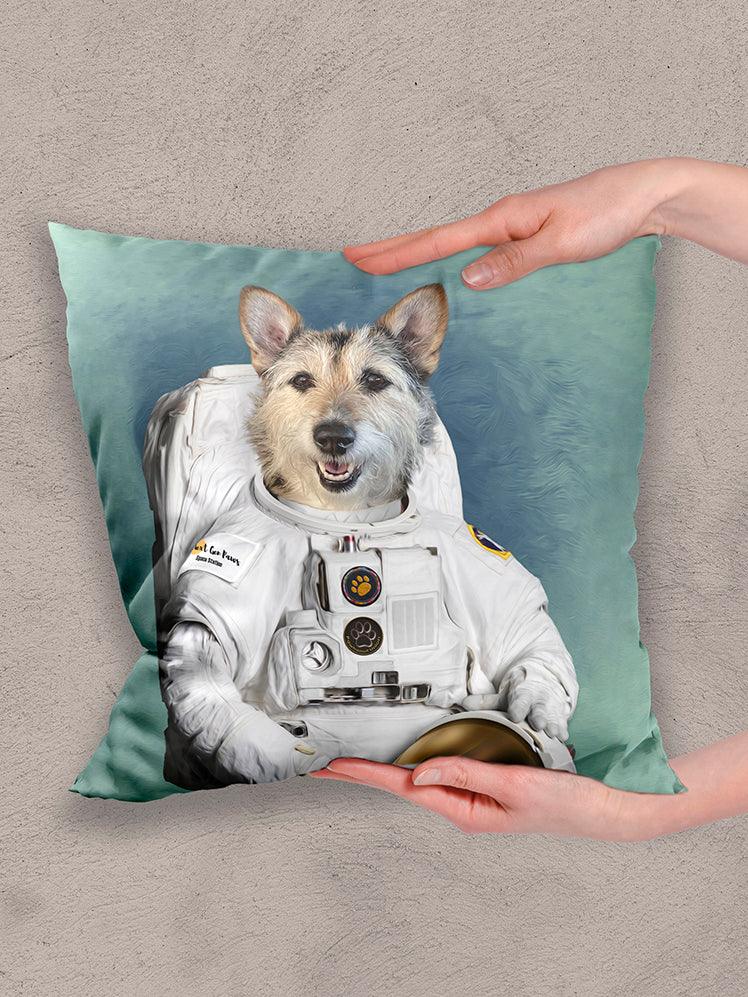 The Astronaut - Custom Pet Pillow - NextGenPaws Pet Portraits